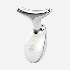 7-Color LED Microcurrent Facial Massager – Skin Firming Face & Neck Beauty Device for Lifting, Jawline & Anti-Aging