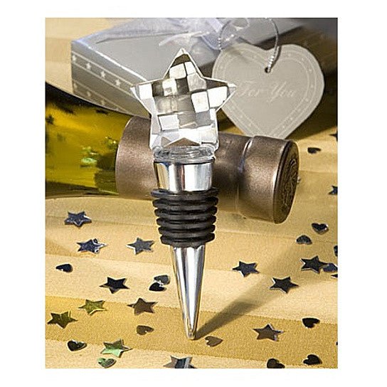 Wine Stopper with Star | Decorative Bottle Stopper for Fine Wine & Gifting - Fun Stuff Gift Shop