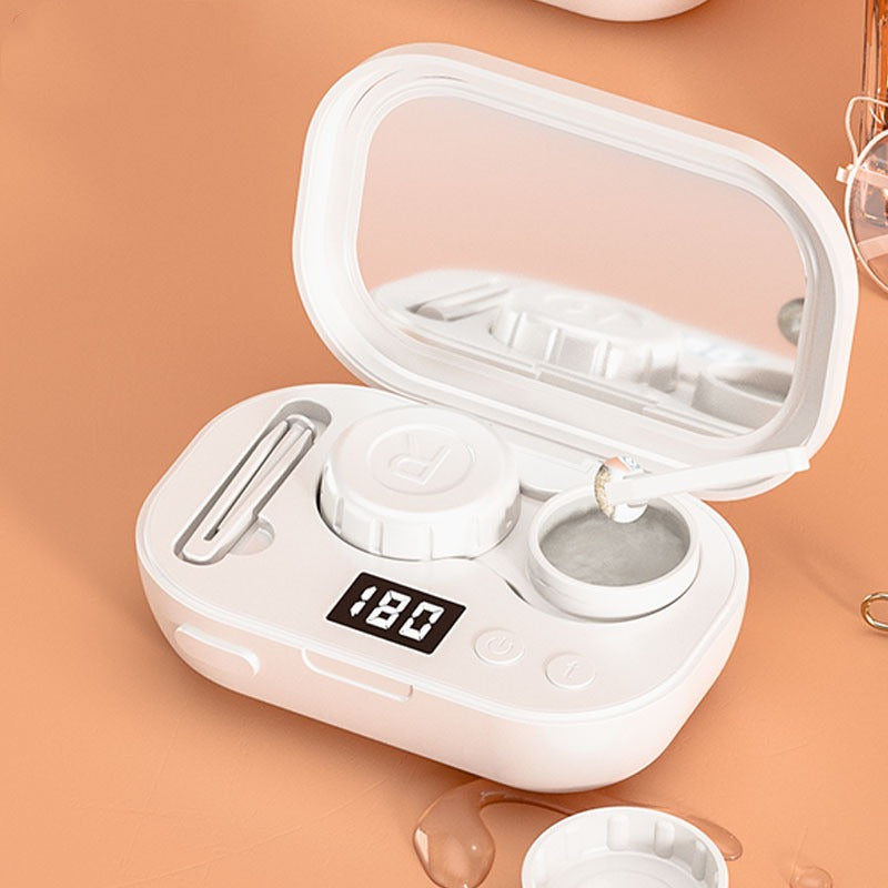 Ultrasonic Contact Lens Cleaner – Automatic Deep Cleaning & Sterilizing Device (USB Rechargeable, Compact Travel Case)