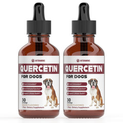 Quercetin for Dogs | Natural Allergy Relief & Immune Support | Bacon Flavor | 2 Pack - Fun Stuff Gift Shop