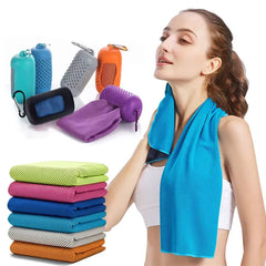 Cooling Towel Quick-Dry Microfiber Sports Cooling Towel for Gym, Running, Workout & Outdoor Fitness