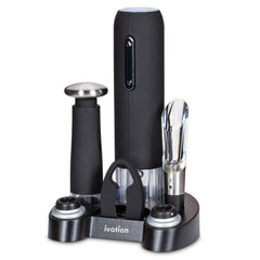 Ivation Wine Gift Set | 6-Piece Electric Wine Opener & Accessories Kit - Fun Stuff Gift Shop