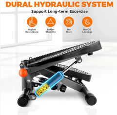 Compact Hydraulic Stepper Machine | Home Cardio & Body Toning