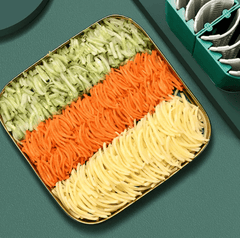 Multi-Function Vegetable Slicer & Grater | Interchangeable Blades - Fun Stuff Gift Shop