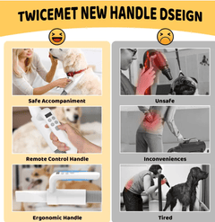 4-in-1 Negative Ion Pet Hair Dryer | High-Speed Dog & Cat Grooming Dryer - Fun Stuff Gift Shop