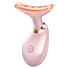 7-Color LED Microcurrent Facial Massager – Skin Firming Face & Neck Beauty Device for Lifting, Jawline & Anti-Aging