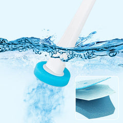 Disposable Toilet Brush with Replaceable Heads – Hygienic One-Click Bathroom Cleaning System (Ergonomic Handle & Storage Base)