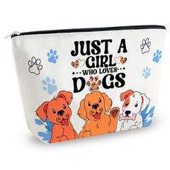 Dog Lovers Makeup Bag | Cute Dog Mom Gift | Toiletry Pouch for Dog Owners - Fun Stuff Gift Shop
