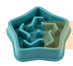 Slow Feeder Dog & Cat Bowl | Non-Slip Puzzle Bowl for Healthy Eating in 4 Colors - Fun Stuff Gift Shop