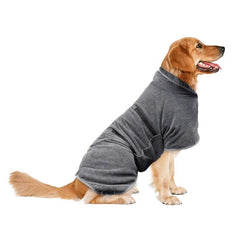 Pet Bath Robe Towel for Dogs & Cats | Quick-Dry Microfiber Wrap in 6 Colors & 5 Sizes - Fun Stuff Gift Shop