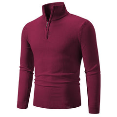 Men's Plus Size Fleece Zip Mock Neck Sweater - Fun Stuff Gift Shop