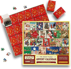 Merry Jigsaw Advent Calendar Puzzle - Fun Stuff Gift Shop