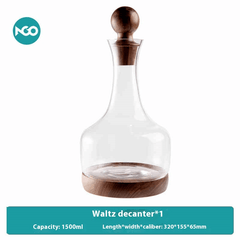 Wine Decanter Set | Elegant Glass Decanter for Red Wine with Glasses - Fun Stuff Gift Shop