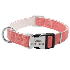 Custom Dog Collar with Tag | Personalized Pet Collar in 3 Colors & 3 Sizes - Fun Stuff Gift Shop