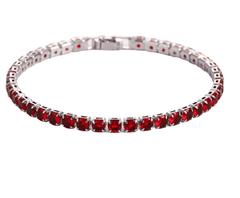 Hip Hop Micro Zircon Tennis Bracelet Set — Iced Out CZ Copper Bracelet for Men & Women | 7 Colors | 2 Sizes - Bracelet - Fun Stuff Gift Shop