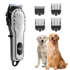 Cordless Dog Grooming Clippers Kit | Quiet, Heavy-Duty with LED Display - Fun Stuff Gift Shop