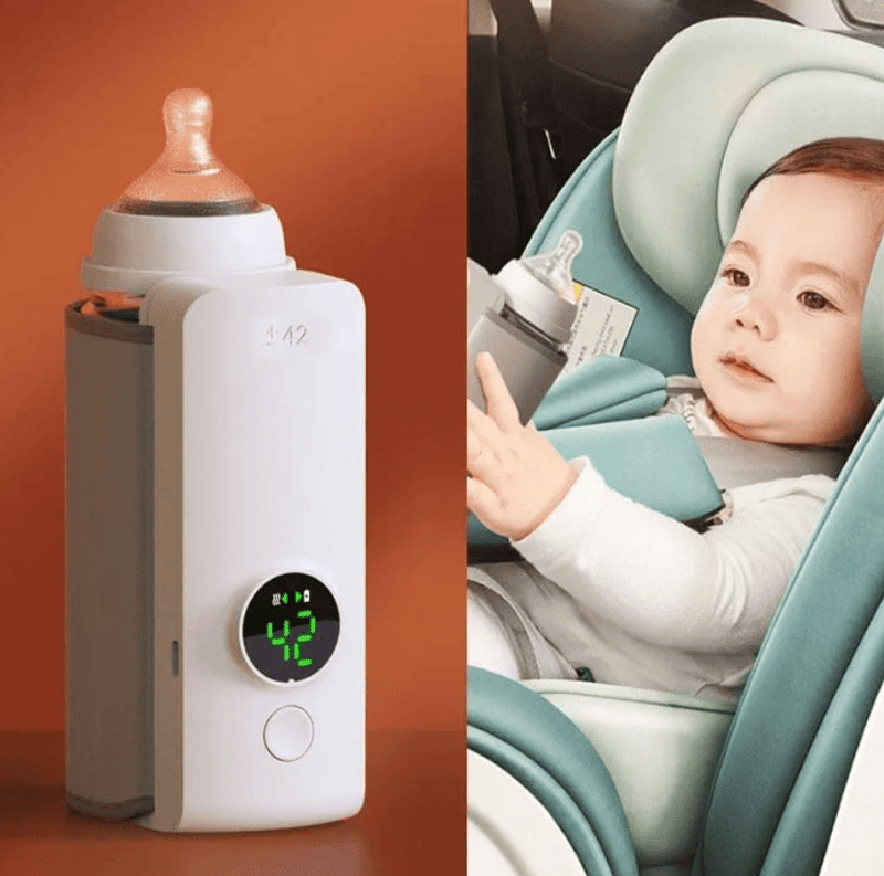 Portable Wireless Baby Bottle Warmer | USB Rechargeable | Warm Milk On the Go | 42°C (107°F) - Fun Stuff Gift Shop
