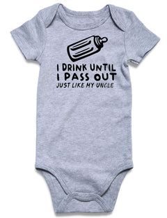 My Uncle Baby Romper – Funny Baby Announcement Outfit | Uncle Niece Gift (6–12 Months) - Baby Rompers - Fun Stuff Gift Shop