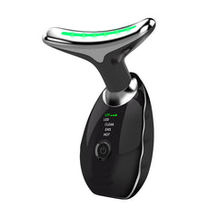 7-Color LED Microcurrent Facial Massager – Skin Firming Face & Neck Beauty Device for Lifting, Jawline & Anti-Aging