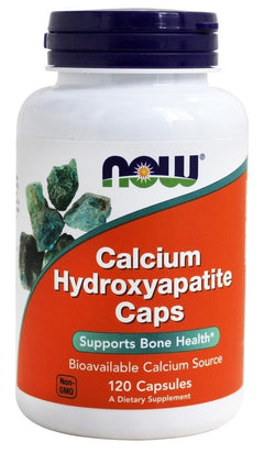 NOW Foods Calcium Hydroxyapatite – 120 Capsules | Bone & Collagen Support - Fun Stuff Gift Shop