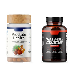 Nitric Oxide & Saw Palmetto Capsules – Daily Wellness Supplement Set