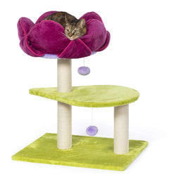 Prevue Pet Products Kitty Power Paws Flower Power Cat Activity Tree and Nap Tower - Fun Stuff Gift Shop