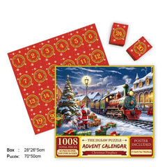 Merry Jigsaw Advent Calendar Puzzle - Fun Stuff Gift Shop