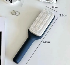 4-in-1 Self-Cleaning Hair Brush – Anti-Static Massage Detangling Brush with Rotating & Retractable Design