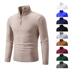 Men's Plus Size Fleece Zip Mock Neck Sweater - Fun Stuff Gift Shop