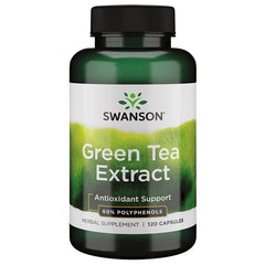 Swanson Green Tea Extract – 120 Capsules | 60% Polyphenols Antioxidant - Fun Stuff Gift Shop