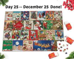Merry Jigsaw Advent Calendar Puzzle - Fun Stuff Gift Shop