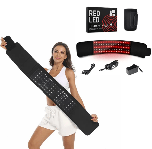 105 LED Infrared Red Light Therapy Belt | Heat & Pain Relief Device for Back, Waist & Shoulders - Fun Stuff Gift Shop