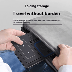 3-in-1 Foldable Wireless Charging Station – Fast LED Charger Stand for Phone, Watch & Earbuds (Qi-Certified, Type-C) - Fun Stuff Gift Shop