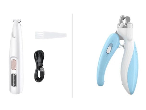 Pet Paw Trimmer with LED Light | Waterproof Rechargeable Dog Grooming Trimmer - Fun Stuff Gift Shop