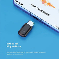Type-C Micro USB Smart IR Remote Control Phone APP Mini Adapter - Fun Stuff Gift Shop