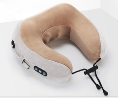 Electric Neck Massage Pillow | U-Shaped | Infrared Heat | Rechargeable - Fun Stuff Gift Shop