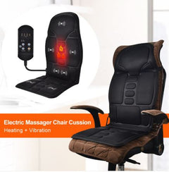 Electric Heated Massage Chair Pad with Remote & Bluetooth - Fun Stuff Gift Shop