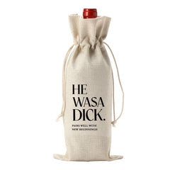 "Pairs Well With New Beginnings" Divorce Party Wine Bag | Funny Breakup Gift - Fun Stuff Gift Shop