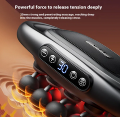 Deep Tissue Massage Gun for Muscle Recovery – 30 Speeds, 8/16 Heads, Quiet Percussion Therapy Device for Pain Relief & Fitness Recovery