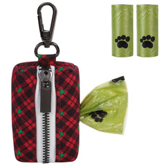 Dog Poop Bag Holder with Bags | Stylish Leash Dispenser with Carabiner Clip - Fun Stuff Gift Shop