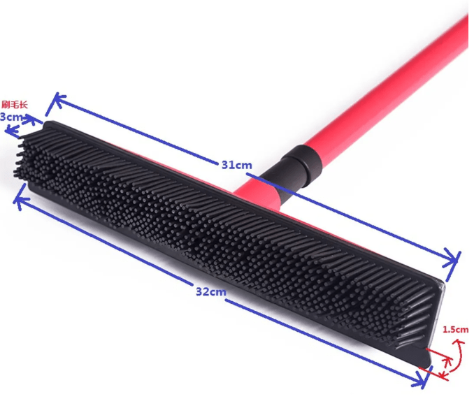 Pet Hair Removal Broom Mop | Washable Multi-Surface Floor Cleaner for Cat & Dog Fur | 7 Colors - Fun Stuff Gift Shop