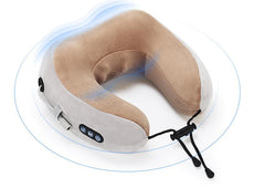 Electric Neck Massage Pillow | U-Shaped | Infrared Heat | Rechargeable - Fun Stuff Gift Shop
