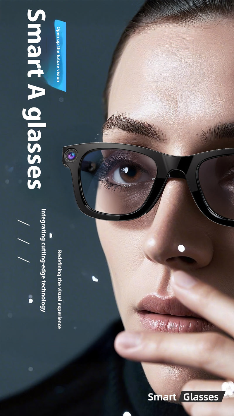 AI Camera Smart Glasses | HD Video, Voice Calls, Translation & Object Recognition - Fun Stuff Gift Shop