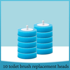 Disposable Toilet Brush with Replaceable Heads – Hygienic One-Click Bathroom Cleaning System (Ergonomic Handle & Storage Base)
