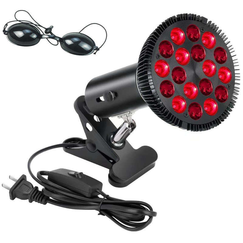 Red Light Therapy Lamp – 54W, 660nm & 850nm Infrared LED Bulb