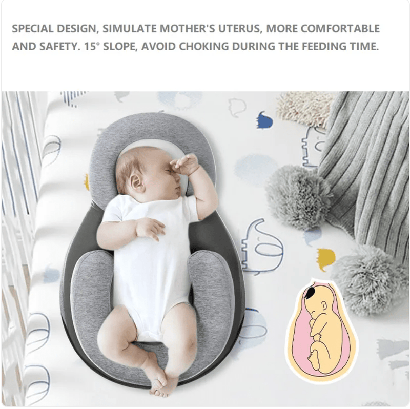 Baby Anti-Spit Up Pillow | Memory Foam Infant Wedge Pillow with 15° Incline - Fun Stuff Gift Shop
