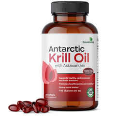 Futurebiotics Antarctic Krill Oil 1000mg – 180 Softgels | Omega-3 EPA DHA & Astaxanthin - Fun Stuff Gift Shop