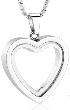 Heartfelt Remembrance: Stainless Steel Heart-Shaped Cremation Pendant - Fun Stuff Gift Shop