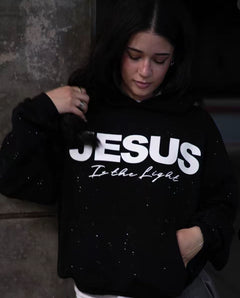 Jesus Hoodie | Light of the World Christian Pullover Sweatshirt