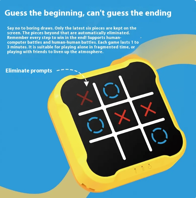 Educational Tic-Tac-Toe Toy for Kids - Fun Stuff Gift Shop
